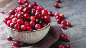 bowl of cranberries