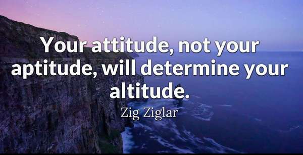 Attitude Determines Altitude - Exercess