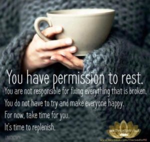 permission to rest