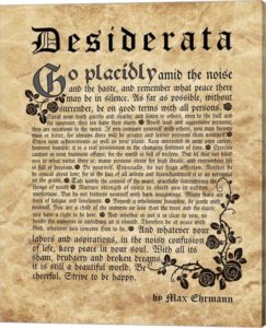 desiderata