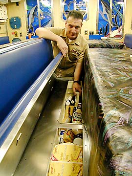 submarine bunk storage