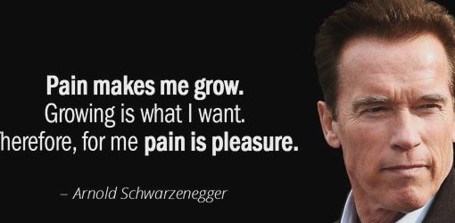 Pain makes me grow